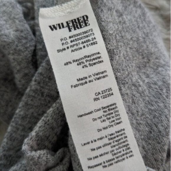 Aritzia Wilfred one shoulder gray bodycon mini dress - Picture 4 of 4